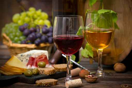 Wine and cheese